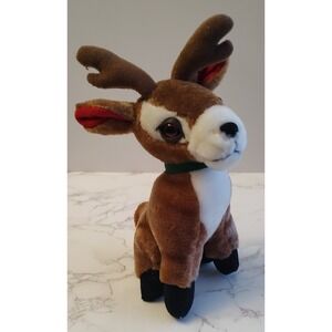 Vtg Frankford Candy Chocolate Co Plush Reindeer Christmas Stuffed Animal S8